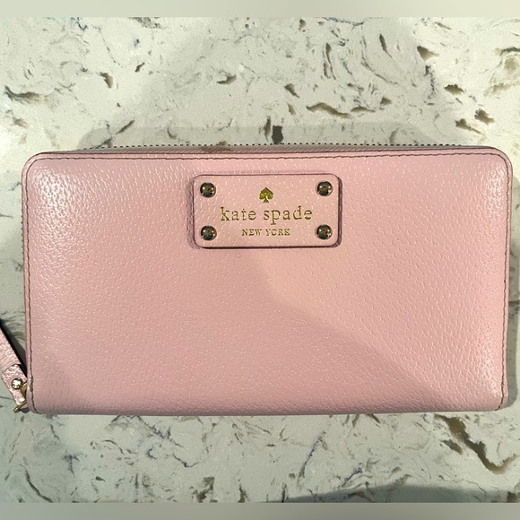 kate spade Accessories - Kate Spade Continental Zip around Wallet (pink)